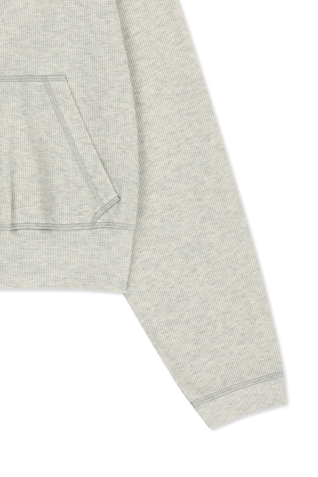 Matin Kim - Sketch Graffiti Waffle Hoody Zip Up (Light Beige) product image 5 | TRAB K-Fashion Australia