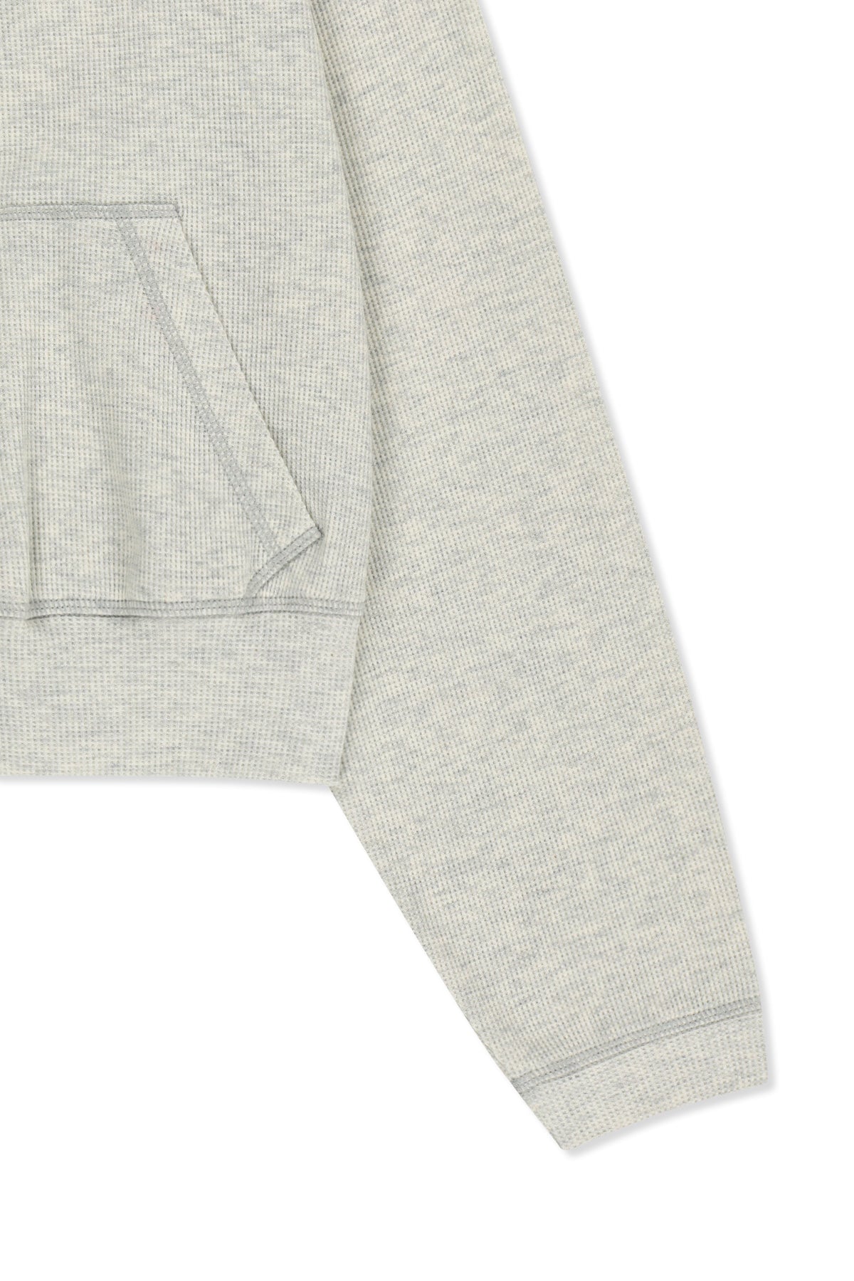 Matin Kim - Sketch Graffiti Waffle Hoody Zip Up (Light Beige) product image 5 | TRAB K-Fashion Australia