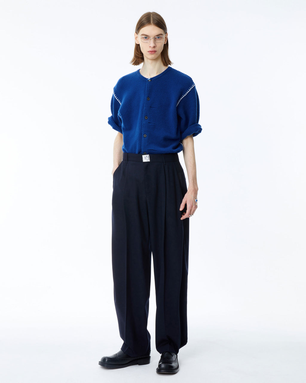 Ader Error - Lawren slacks (Navy) product image 1 | TRAB K-Fashion Australia