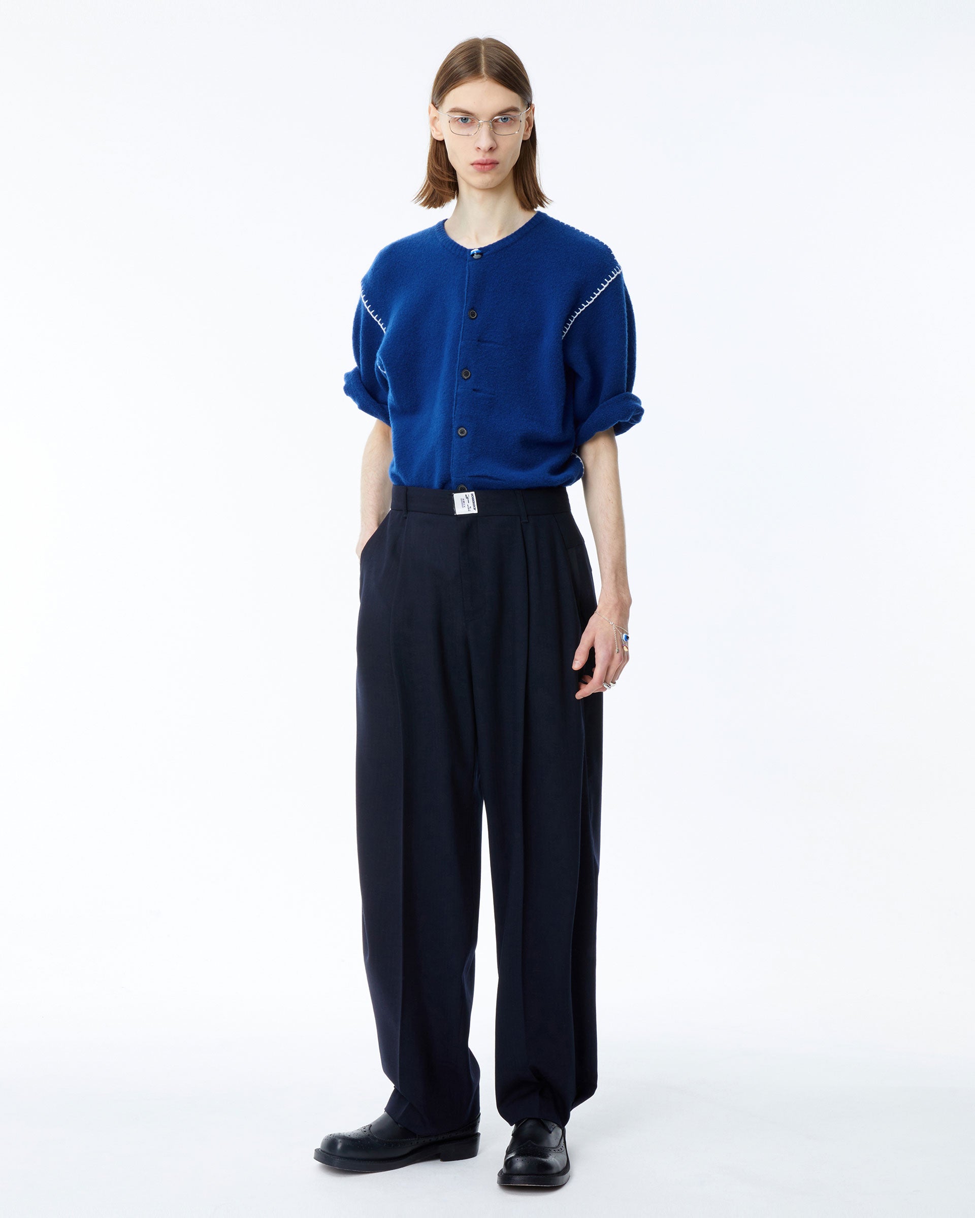 Ader Error - Lawren slacks (Navy) product image 1 | TRAB K-Fashion Australia