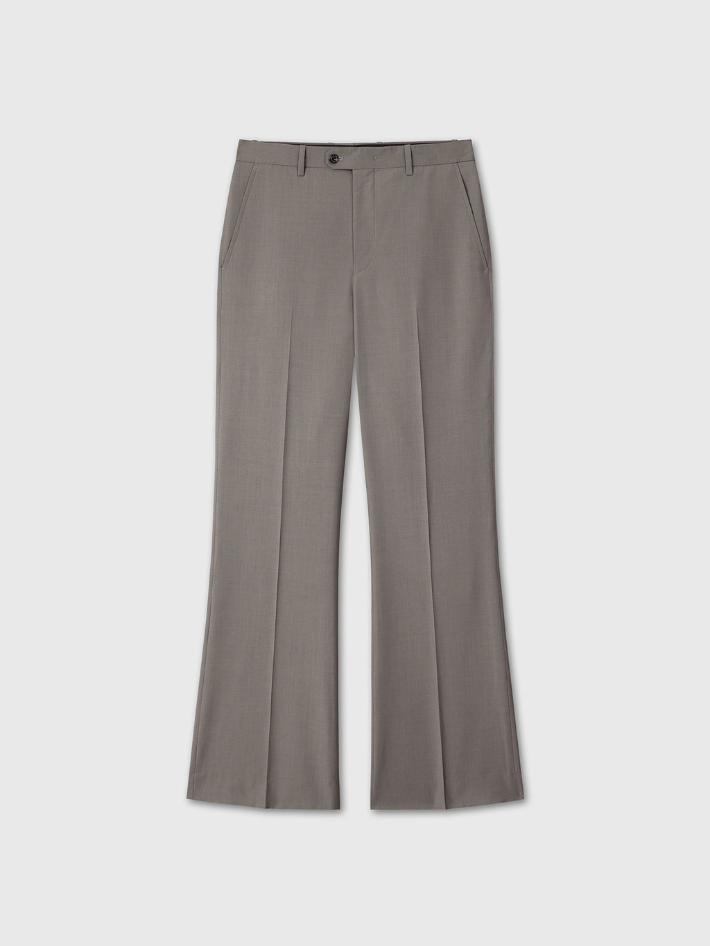 Tonywack - Tropical Wool Flared Trousers (Taupe) product image 10 | TRAB K-Fashion Australia