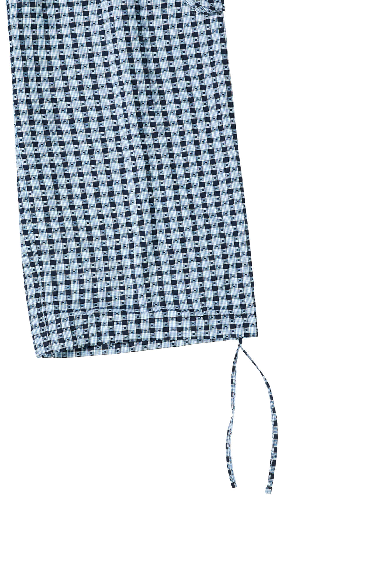 Deinet - Deinet Check Cargo String Pants (Blue) product image 6 | TRAB K-Fashion Australia