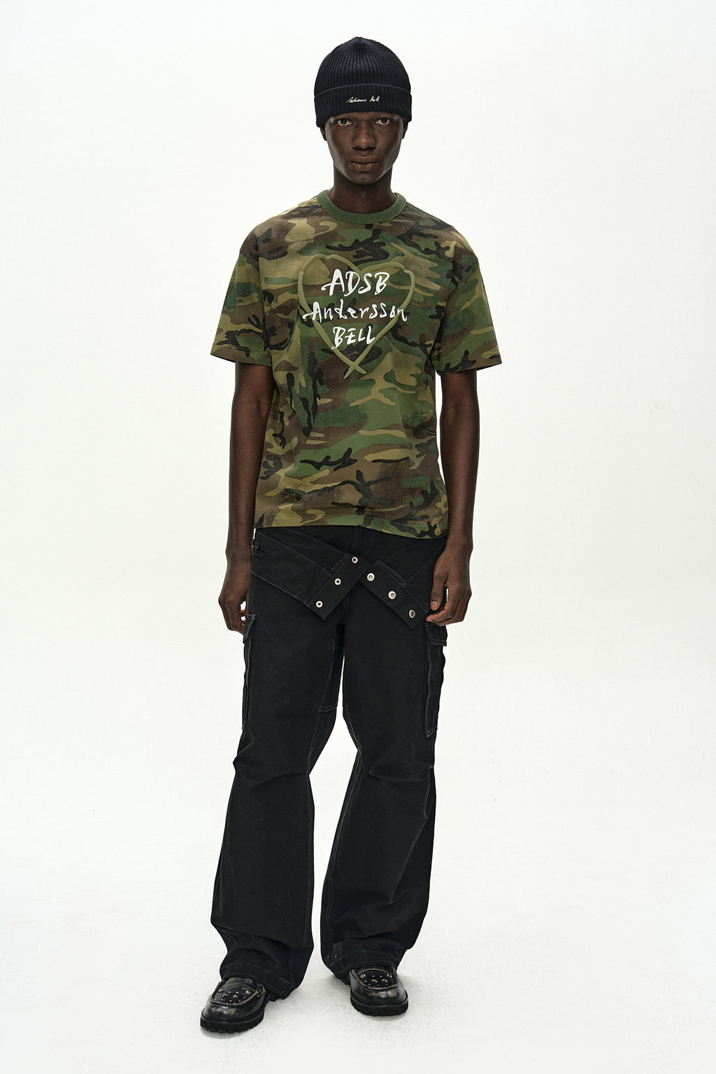 Andersson Bell - Unisex Heart Kelly Logo T-Shirt (Camouflage) product image 2 | TRAB K-Fashion Australia