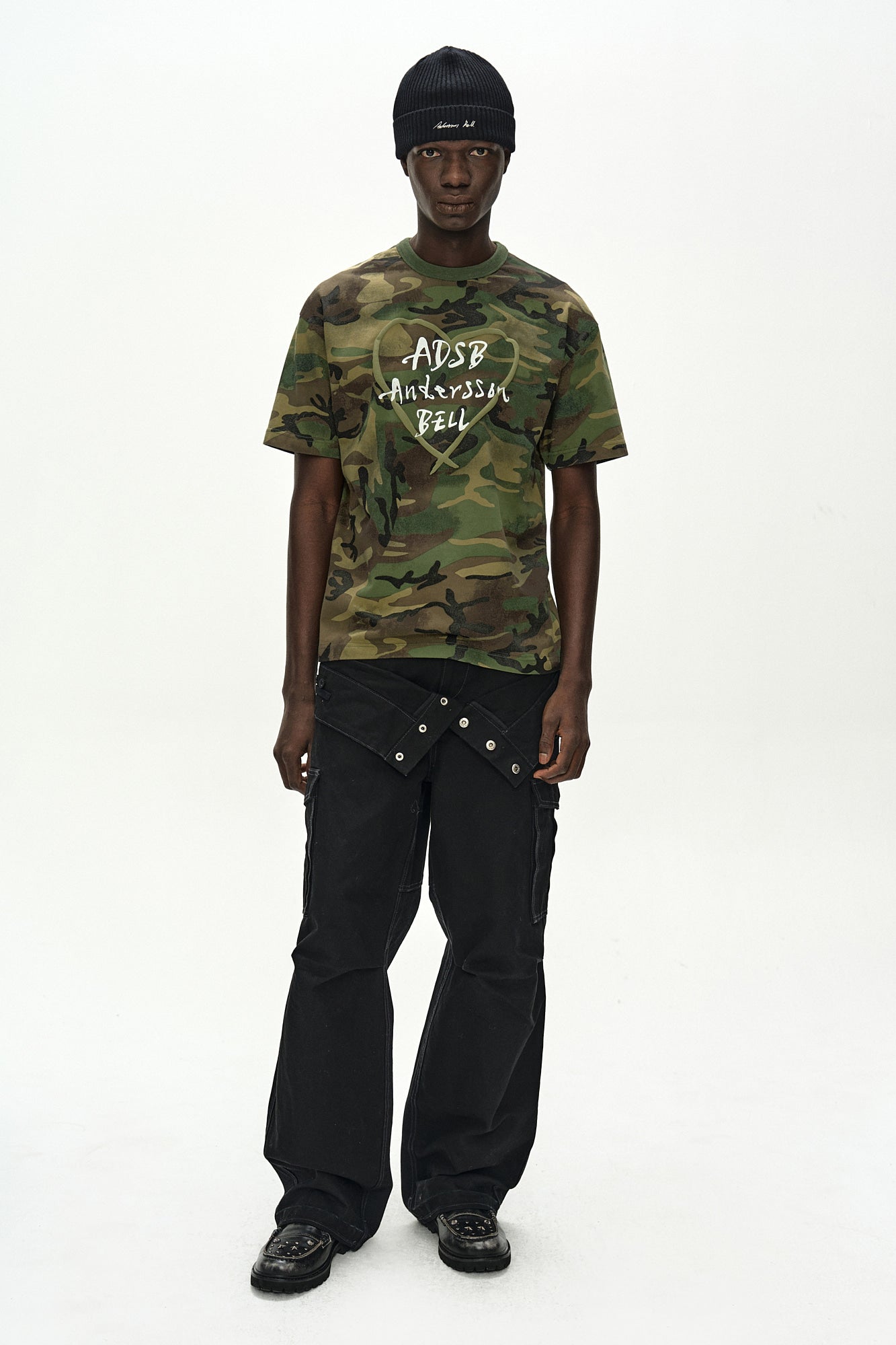 Andersson Bell - Unisex Heart Kelly Logo T-Shirt (Camouflage) product image 2 | TRAB K-Fashion Australia