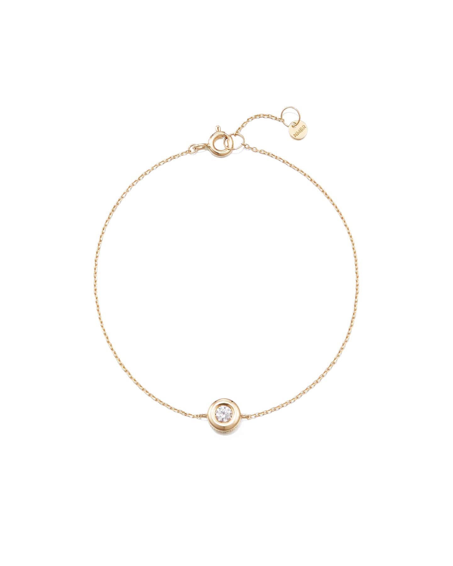 Numbering - Bezel Set Solitaire Bracelet #3901 product image 3 | TRAB K-Fashion Australia