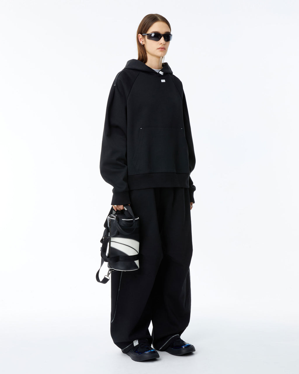 Ader Error - Nolc logo sweatpants (Noir) product image 2 | TRAB K-Fashion Australia