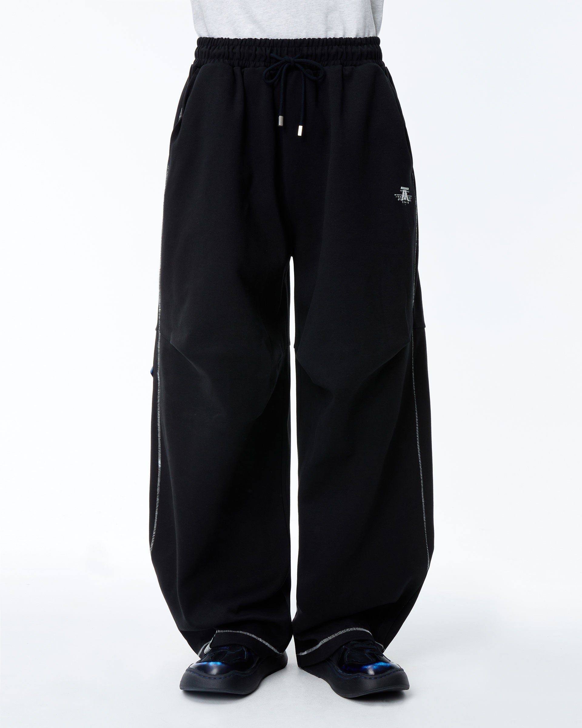 Ader Error - Nolc logo sweatpants (Noir) product image 3 | TRAB K-Fashion Australia