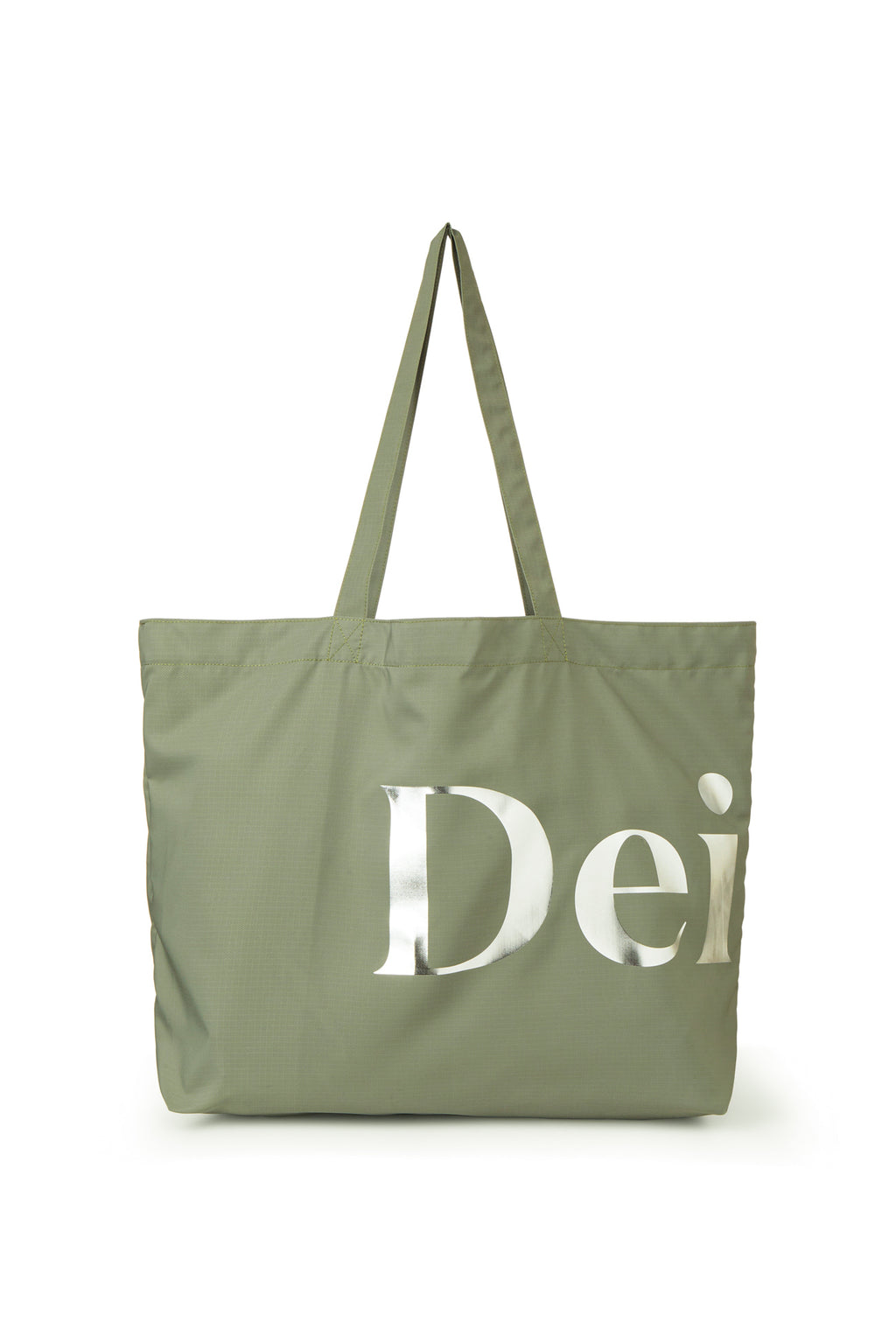 Deinet - Point Logo Shoulder Big Bag (Khaki) product image 1 | TRAB K-Fashion Australia
