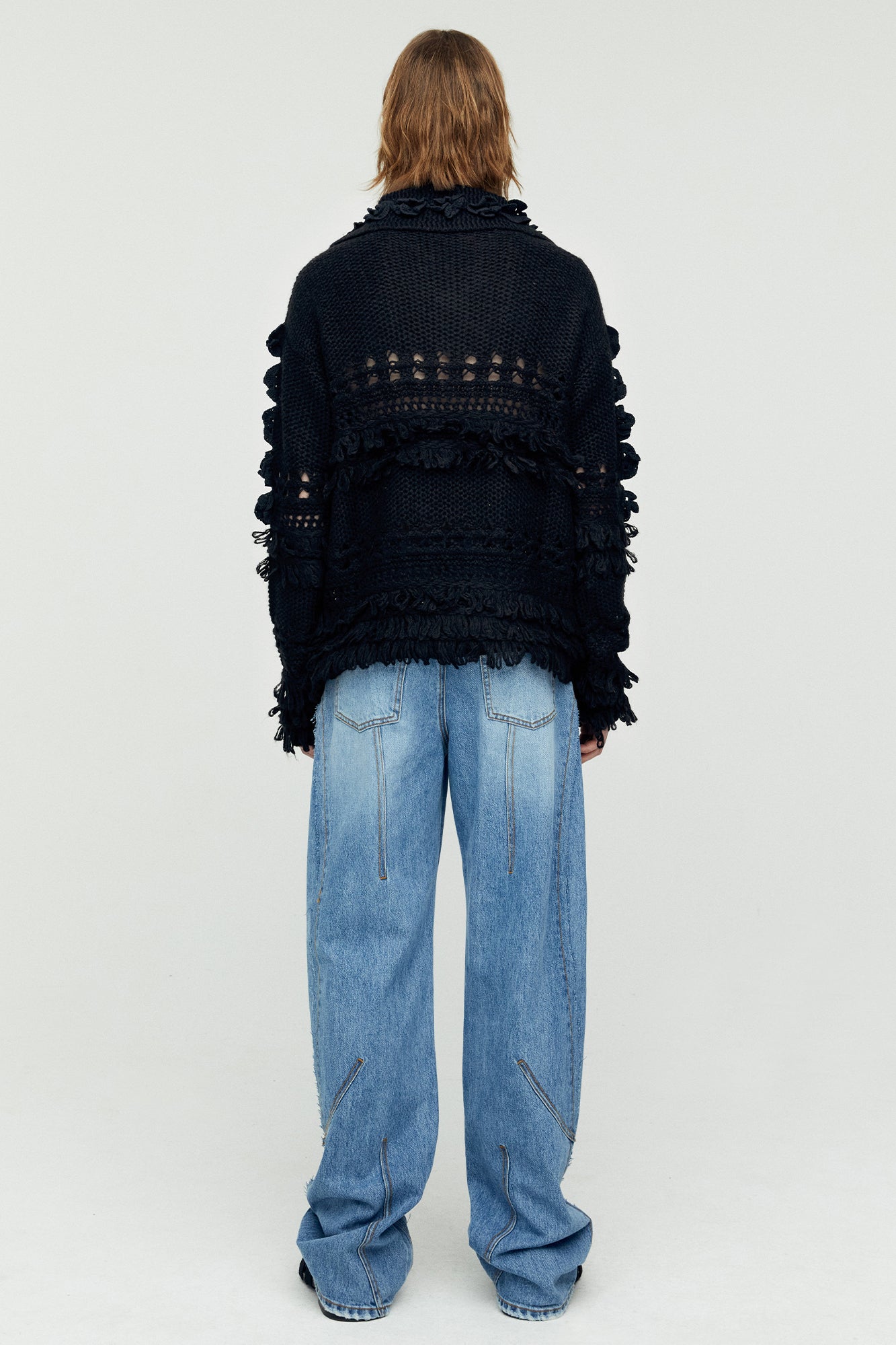 Andersson Bell - Panel Carpenter Wide-Leg Jeans (Washed Blue) product image 2 | TRAB K-Fashion Australia