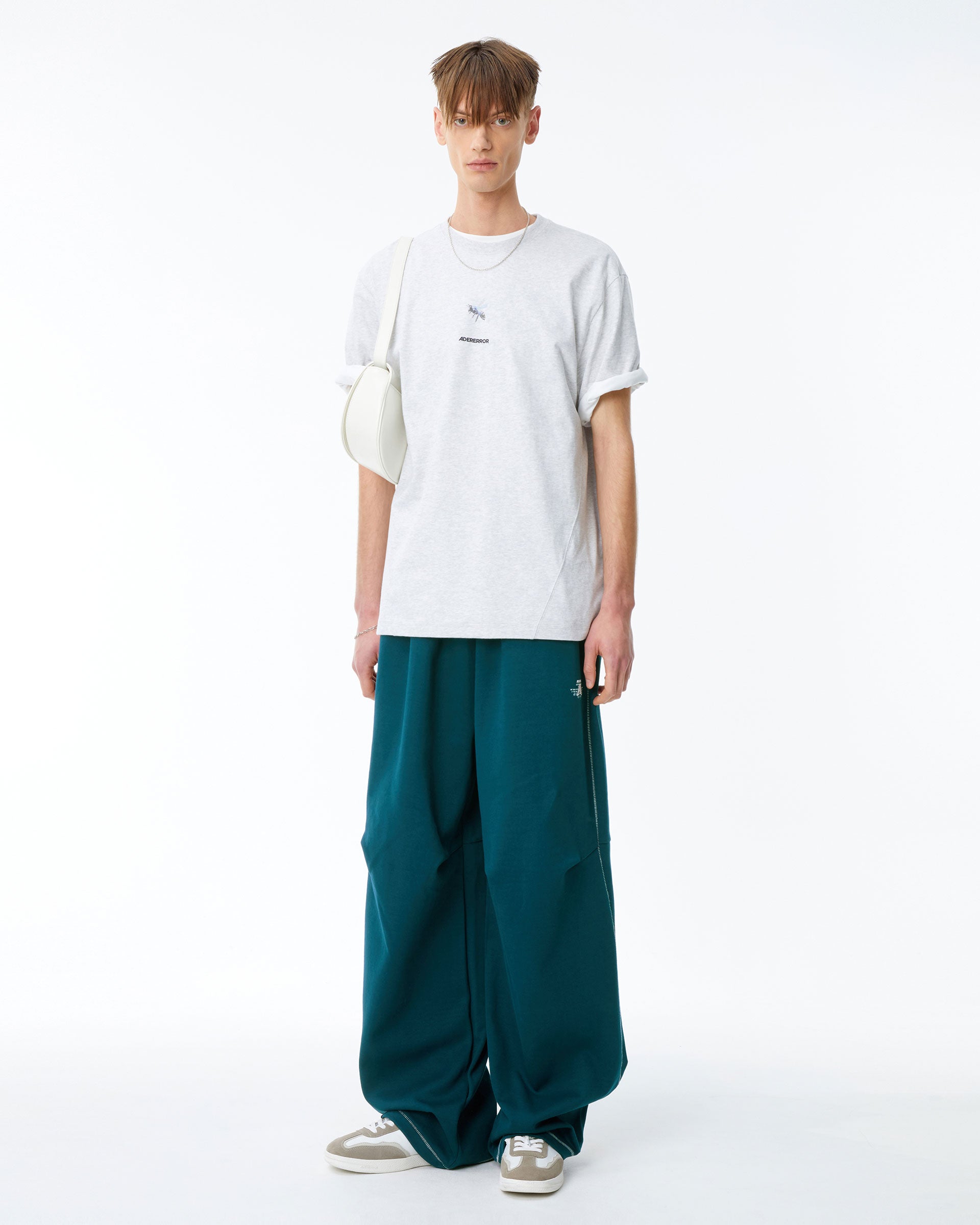 Ader Error - Nolc logo sweatpants (Turquoise) product image 2 | TRAB K-Fashion Australia