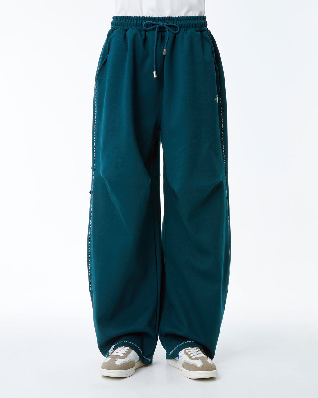 Ader Error - Nolc logo sweatpants (Turquoise) product image 4 | TRAB K-Fashion Australia