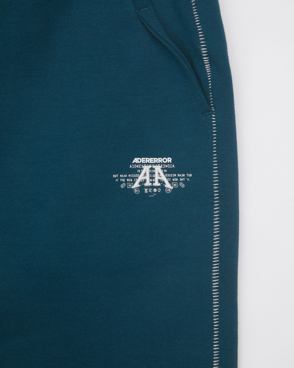 Ader Error - Nolc logo sweatpants (Turquoise) product image 9 | TRAB K-Fashion Australia