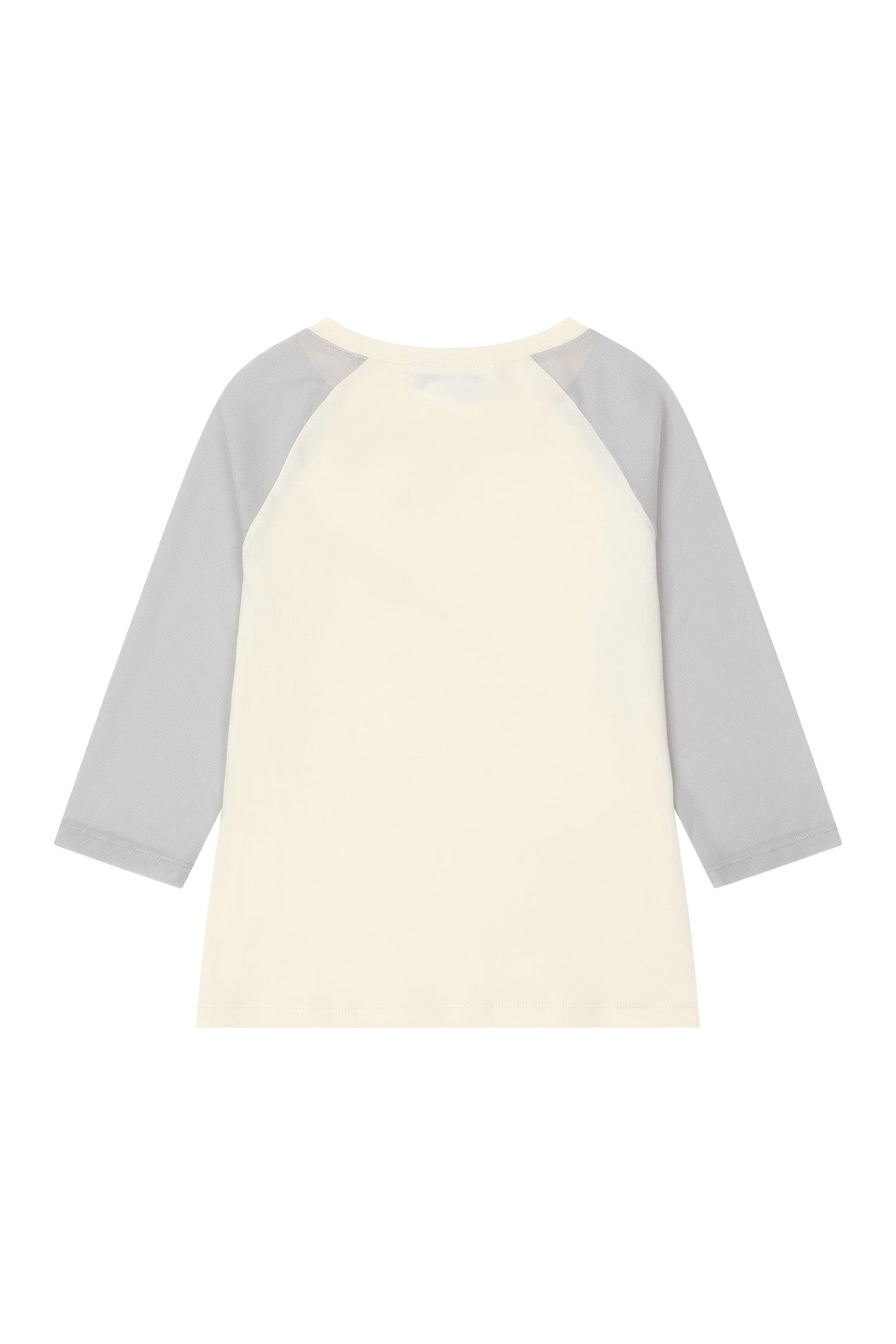 Deinet - Mesh Contrast Raglan Half Sleeve (Light Yellow) product image 11 | TRAB K-Fashion Australia