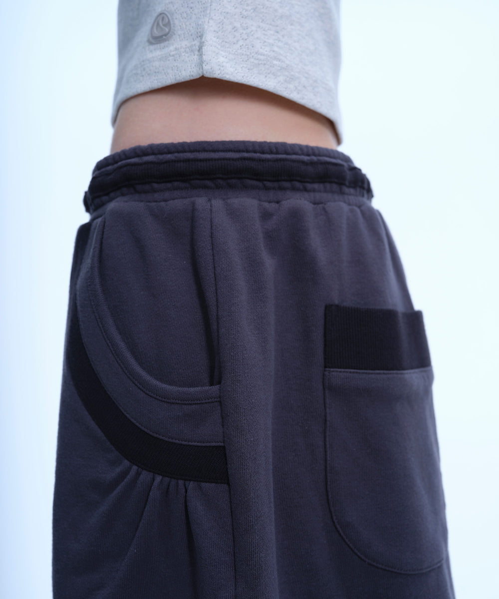 Coyseio - Pumpkin Sweat Shorts (Charcoal) product image 9 | TRAB K-Fashion Australia