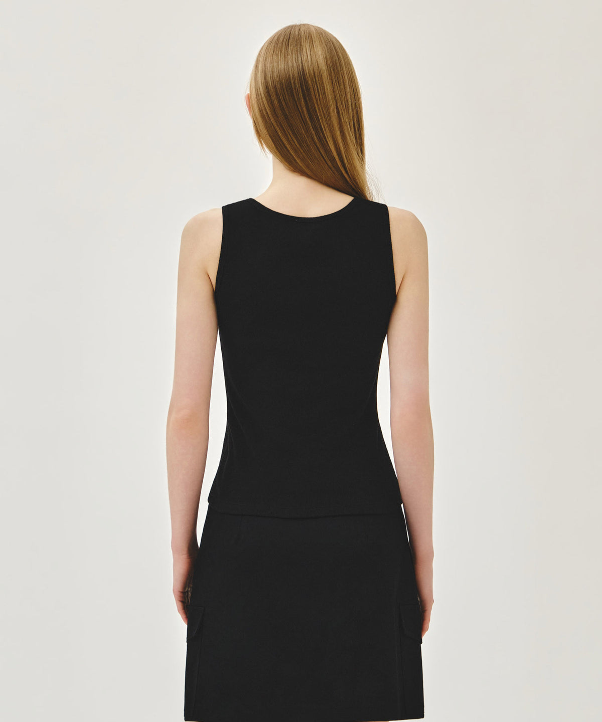 Marithe & Francois Girbaud - Regular Logo Sleeveless (Black) product image 3 | TRAB K-Fashion Australia