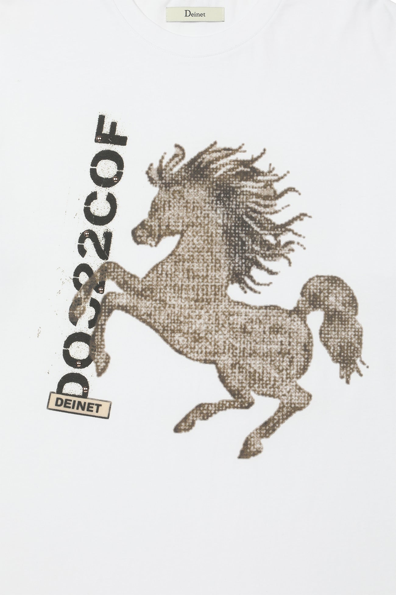 Deinet - Horse Graphic T-Shirt (White) product image 11 | TRAB K-Fashion Australia
