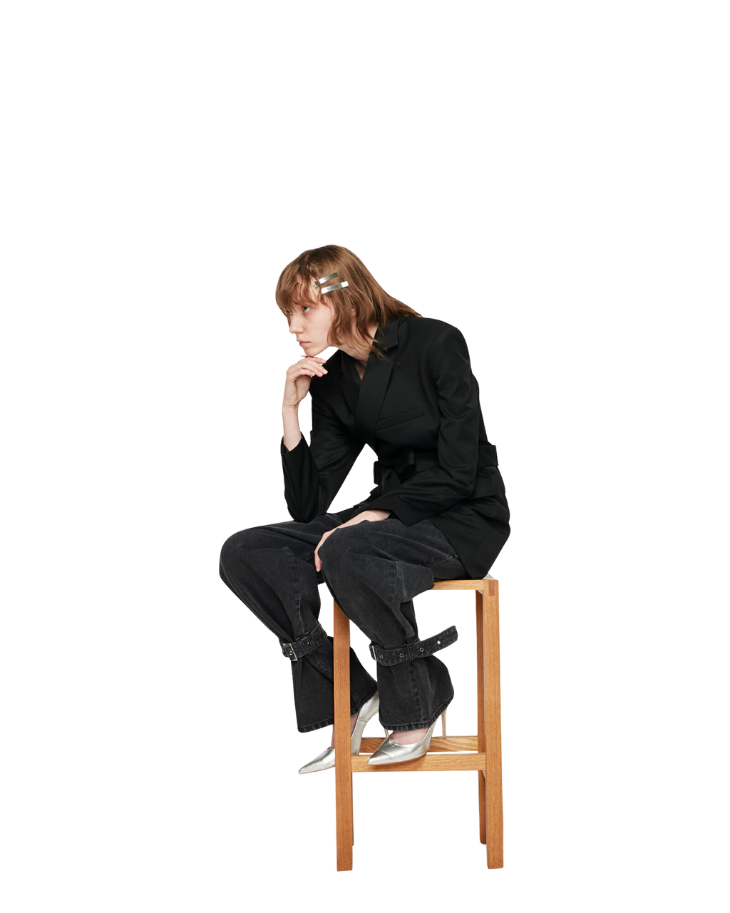 Kimhe Kim - Id Double-Breasted Blazer (Black) product image 5 | TRAB K-Fashion Australia