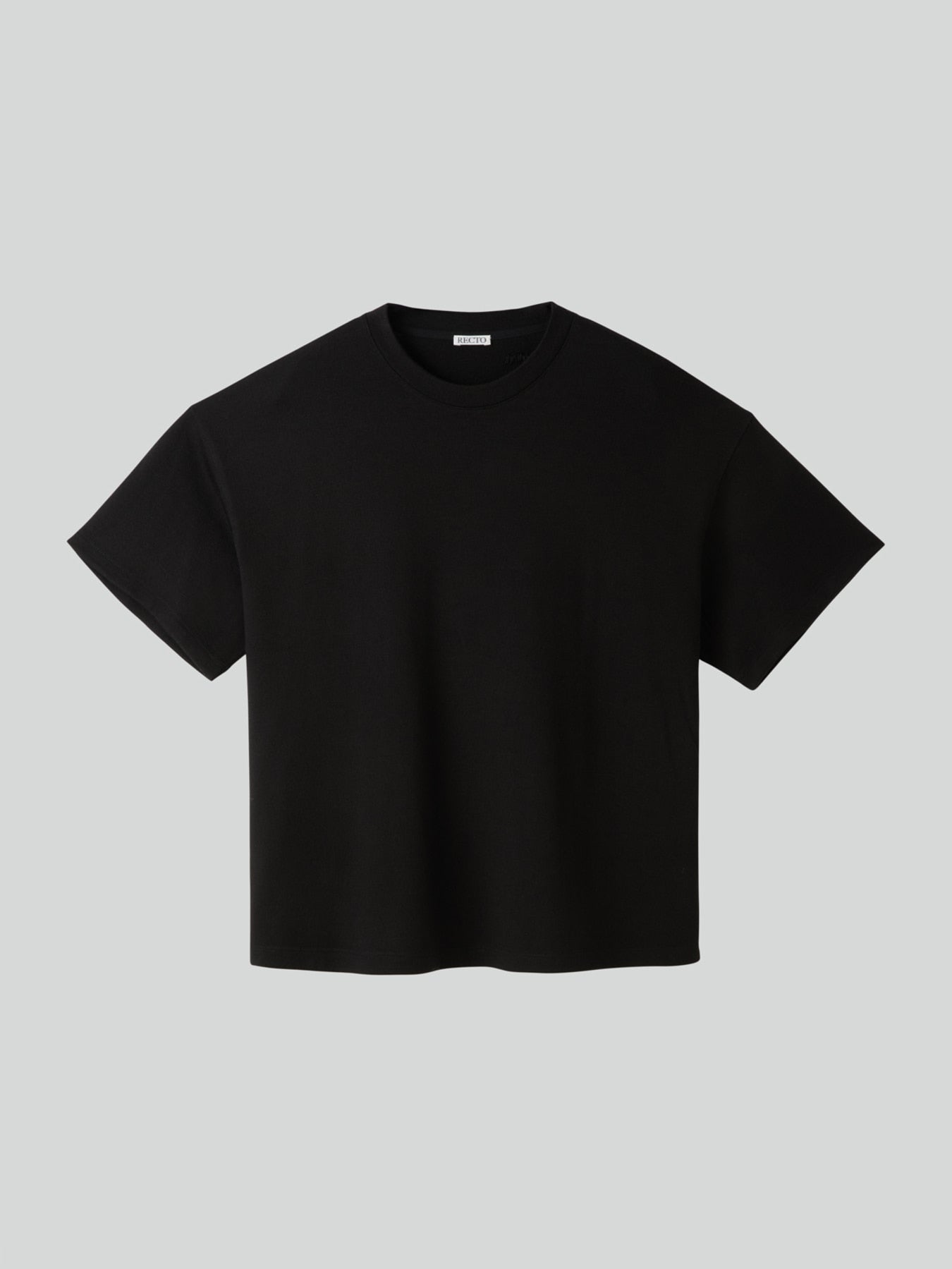 Recto - Back Logo Wool T-Shirt (Black) product image 4 | TRAB K-Fashion Australia