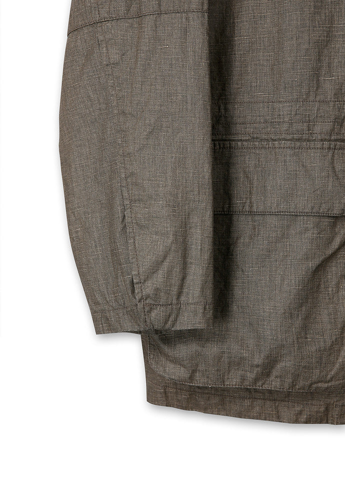 Art if acts - Linen Rain Parka (Wood) product image 17 | TRAB K-Fashion Australia