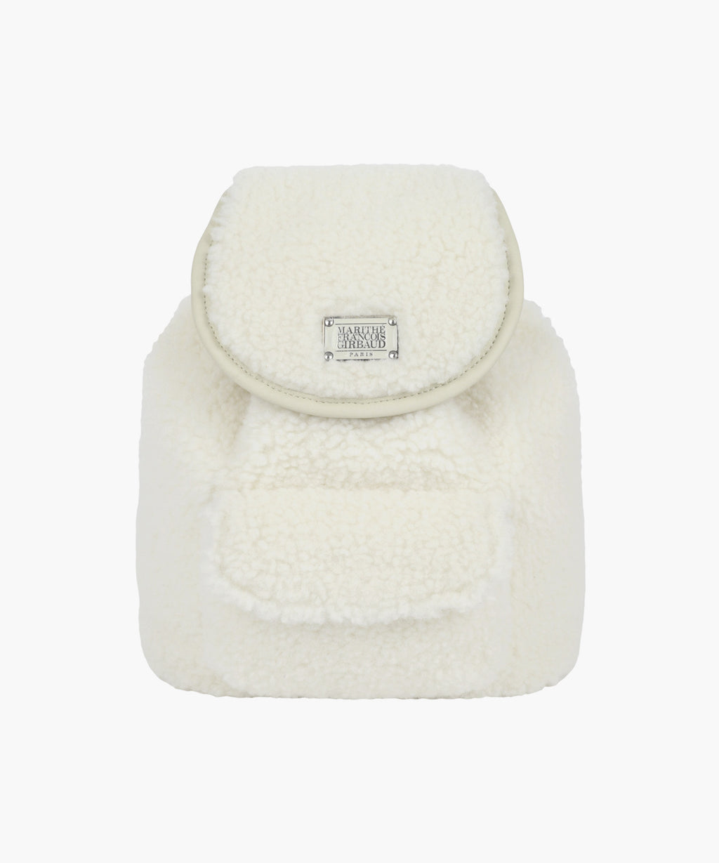 Marithe & Francois Girbaud - Classic Logo Mini Backpack (Ivory) product image 1 | TRAB K-Fashion Australia