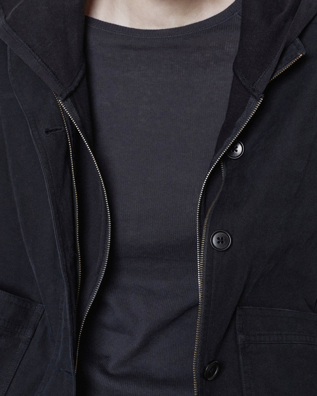 Brownyard - [Pre-Order – Ships September 18] W Washed Explorer Jacket (Black) product image 4 | TRAB K-Fashion Australia