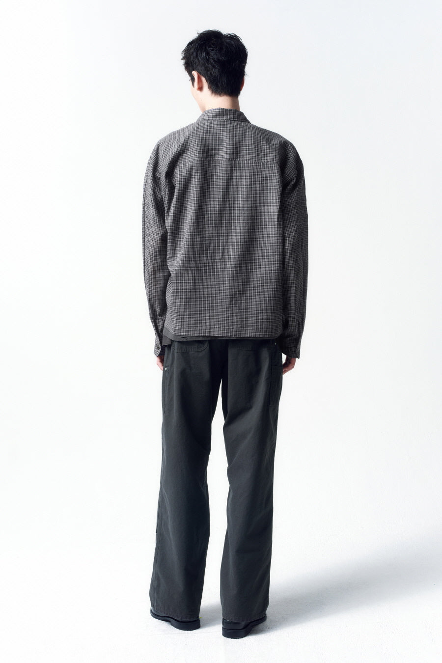Insilence - Duck Cotton Double Knee Pants (Charcoal) product image 4 | TRAB K-Fashion Australia