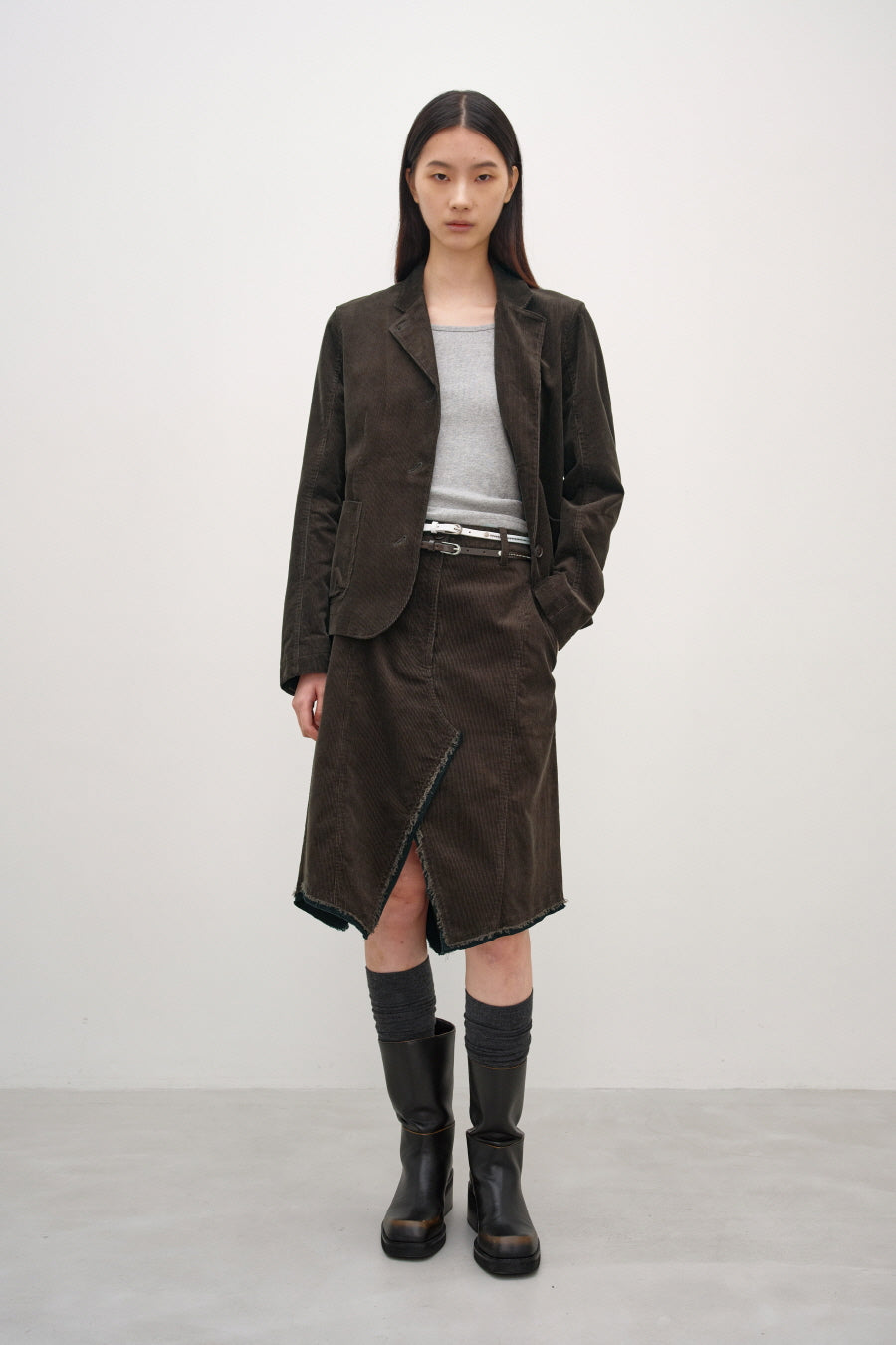 Insilence - Slim Chain Belt (Brown) product image 4 | TRAB K-Fashion Australia