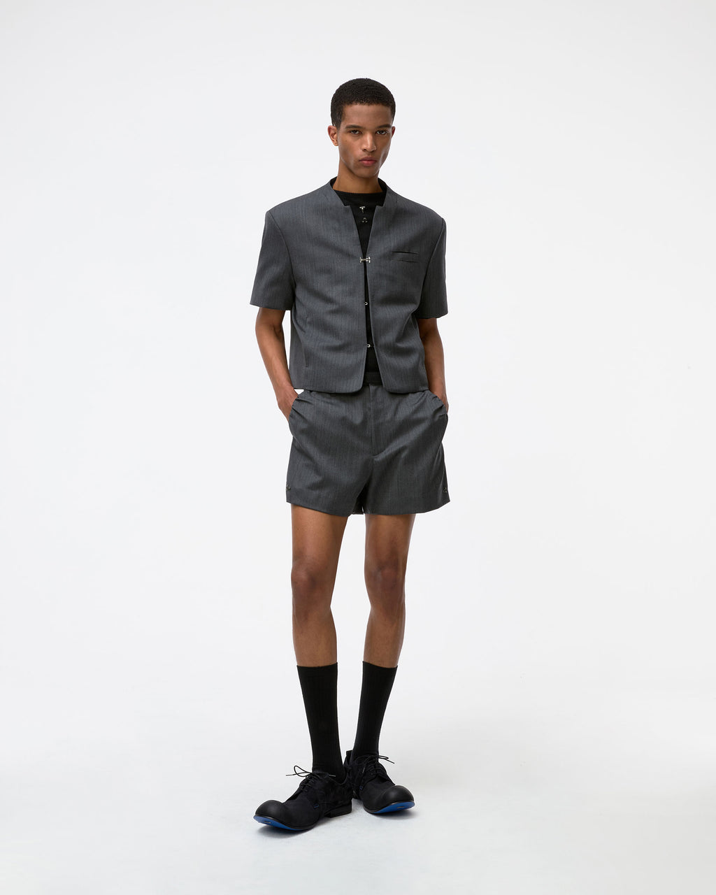 Ader Error - Shorts Product. 91 (Grey) product image 1 | TRAB K-Fashion Australia