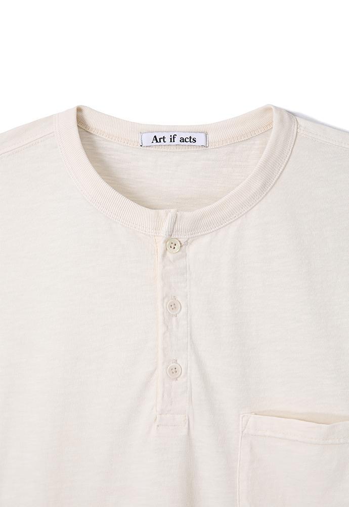 Art if acts - Henley S/S Tee (Ecru) product image 8 | TRAB K-Fashion Australia