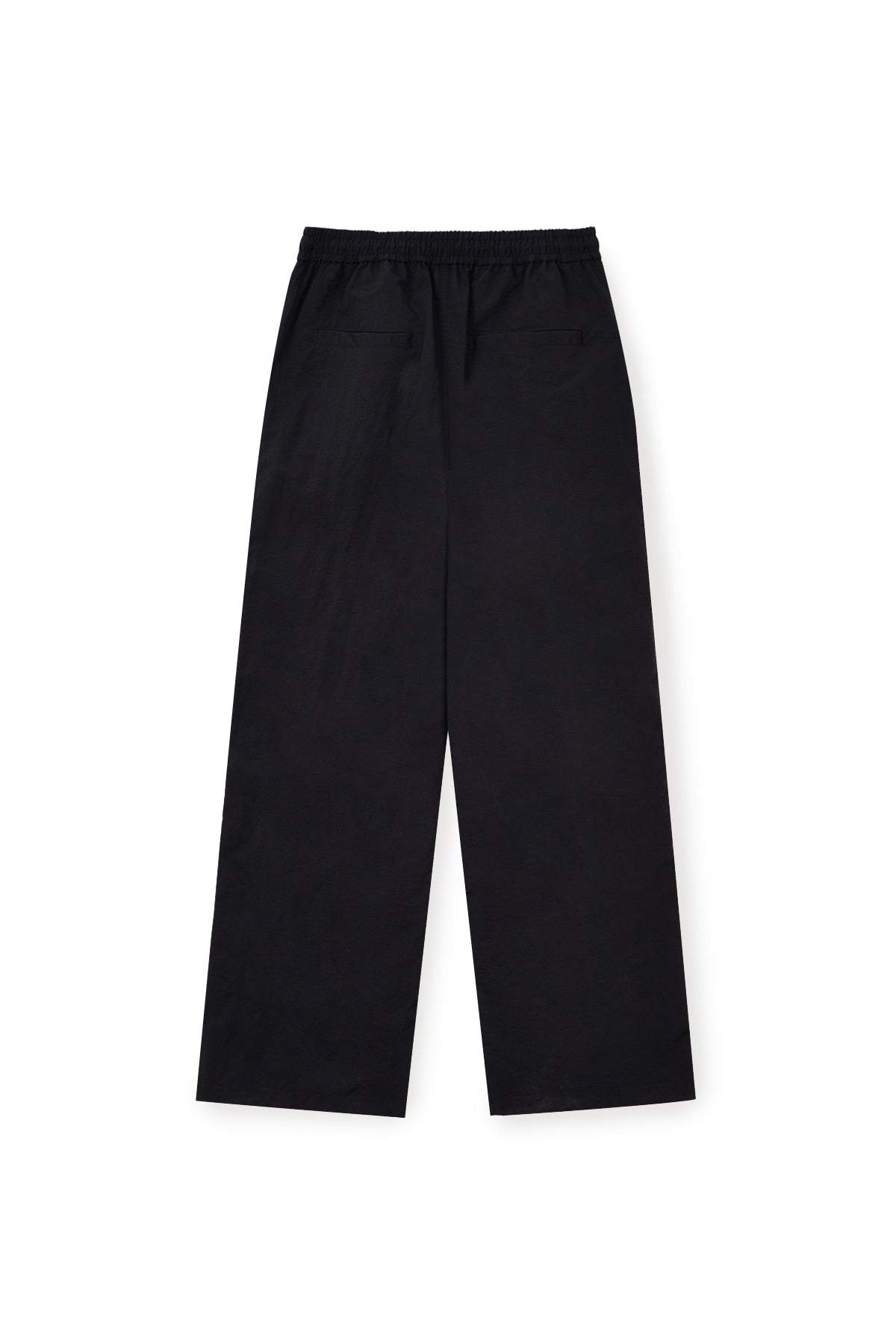 Matin Kim - Side Logo Wide Track Pants (Black) product image 3 | TRAB K-Fashion Australia