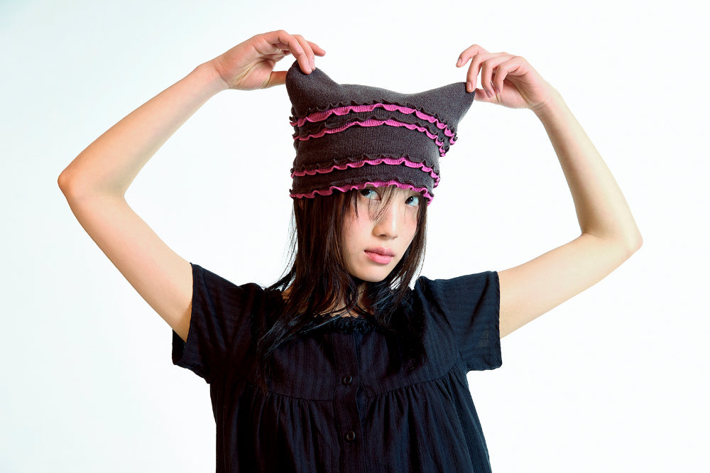 Coyseio - Fringe Shirring Blouse (Black) product image 5 | TRAB K-Fashion Australia
