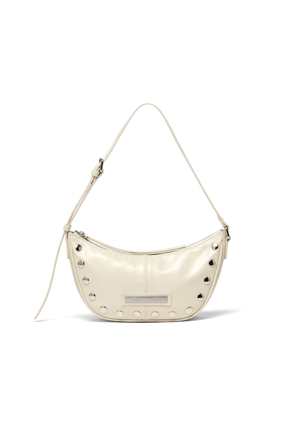 Matin Kim - Stud Leather Shoulder Bag (Silver) product image 6 | TRAB K-Fashion Australia