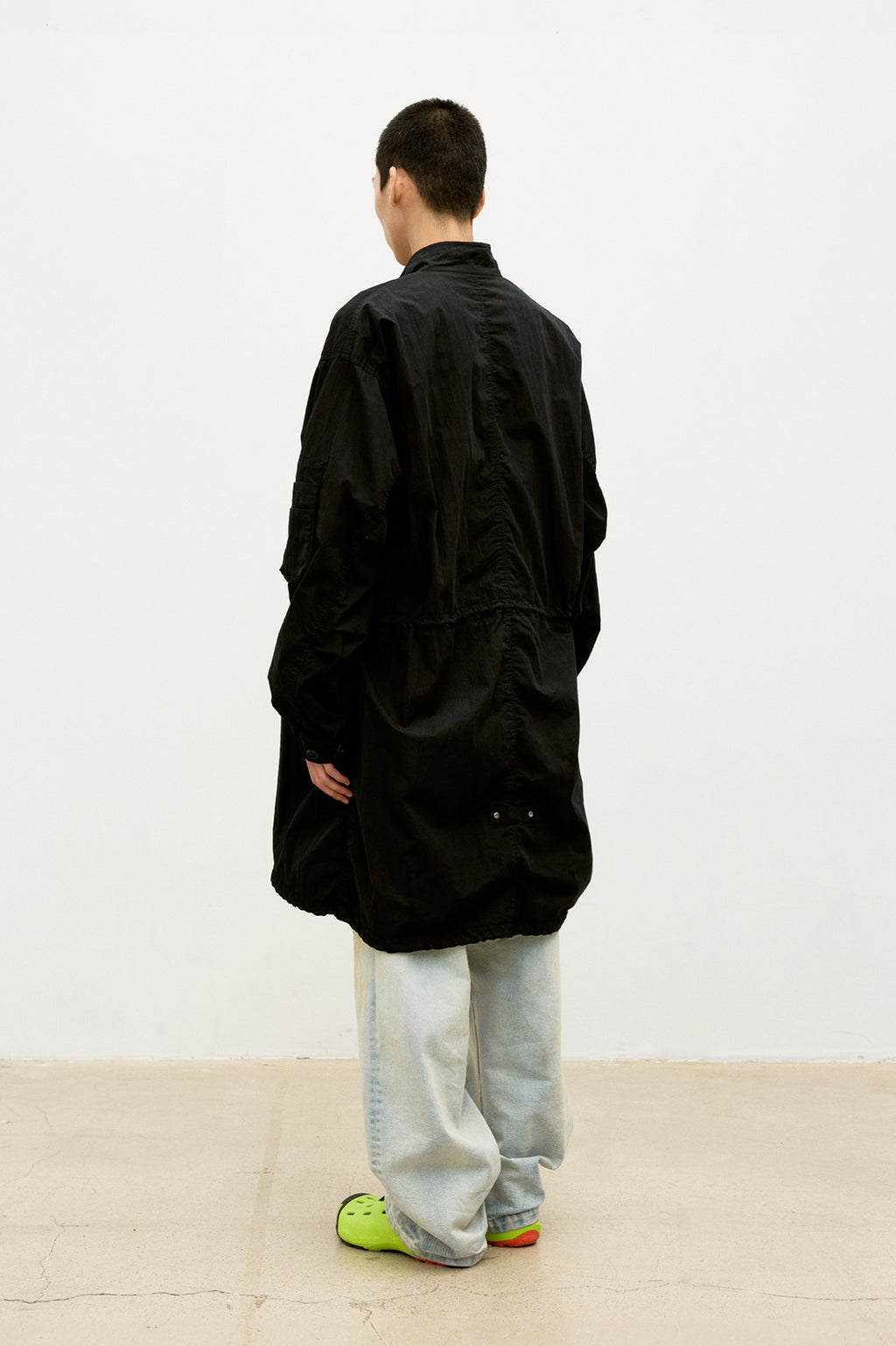Coor - Garment Dyed Fishtail Parka (Washed Black) product image 4 | TRAB K-Fashion Australia