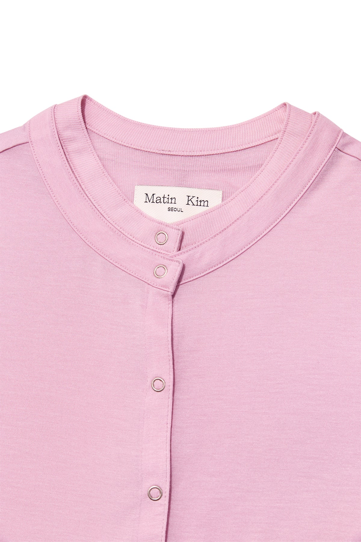 Matin Kim - Layered Snap Cardigan (Light Pink) product image 3 | TRAB K-Fashion Australia