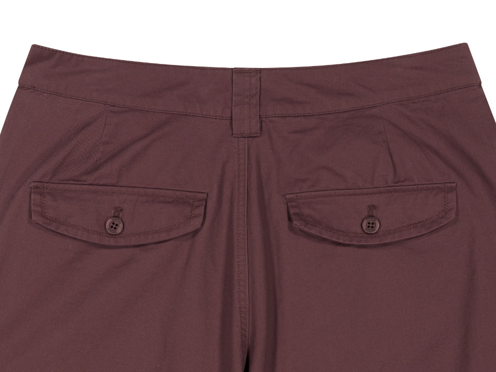 Coyseio - Washed Button Tab Pants (Wine) product image 12 | TRAB K-Fashion Australia