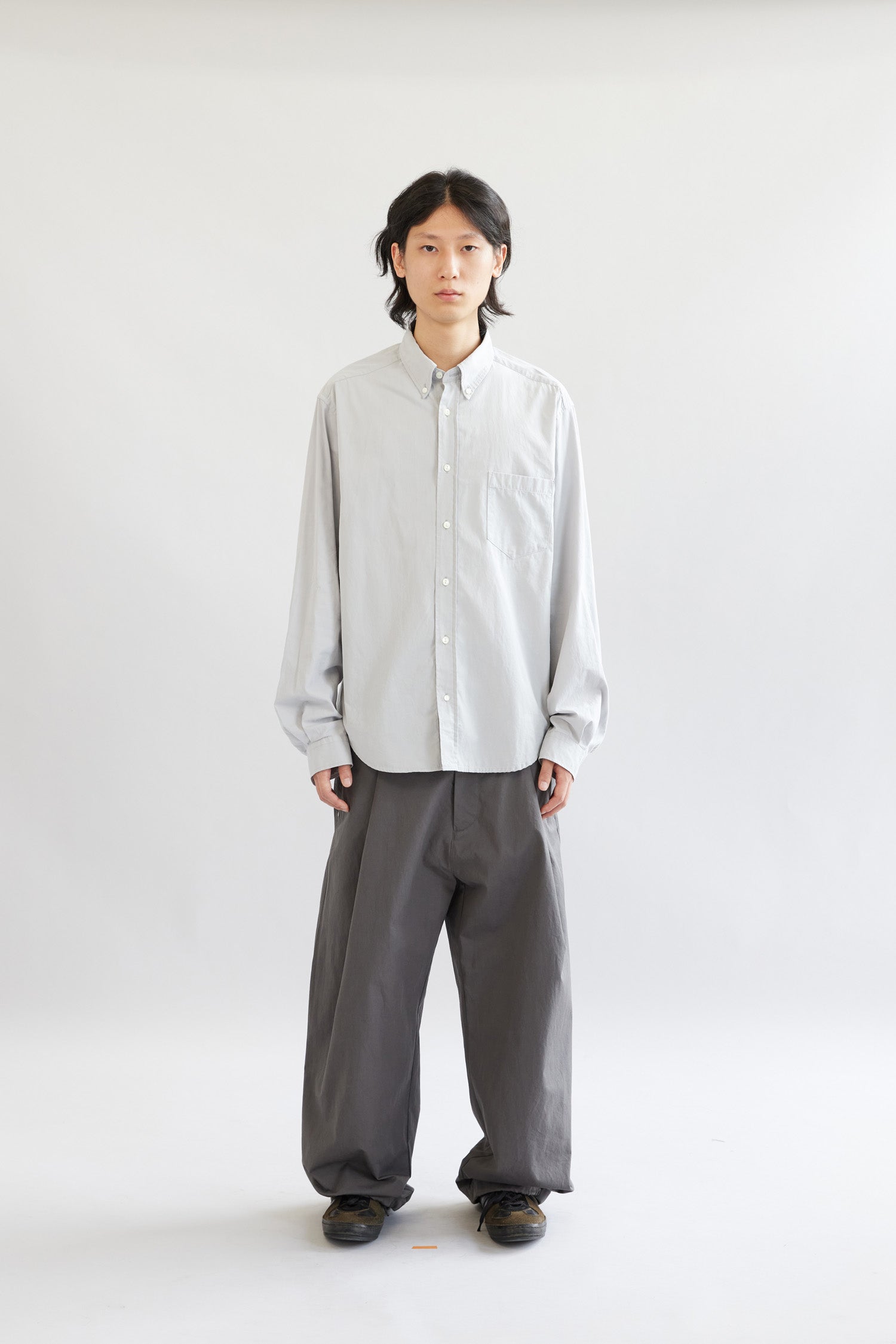 Hatchingroom - Out Button Shirt (Silver) product image 4 | TRAB K-Fashion Australia