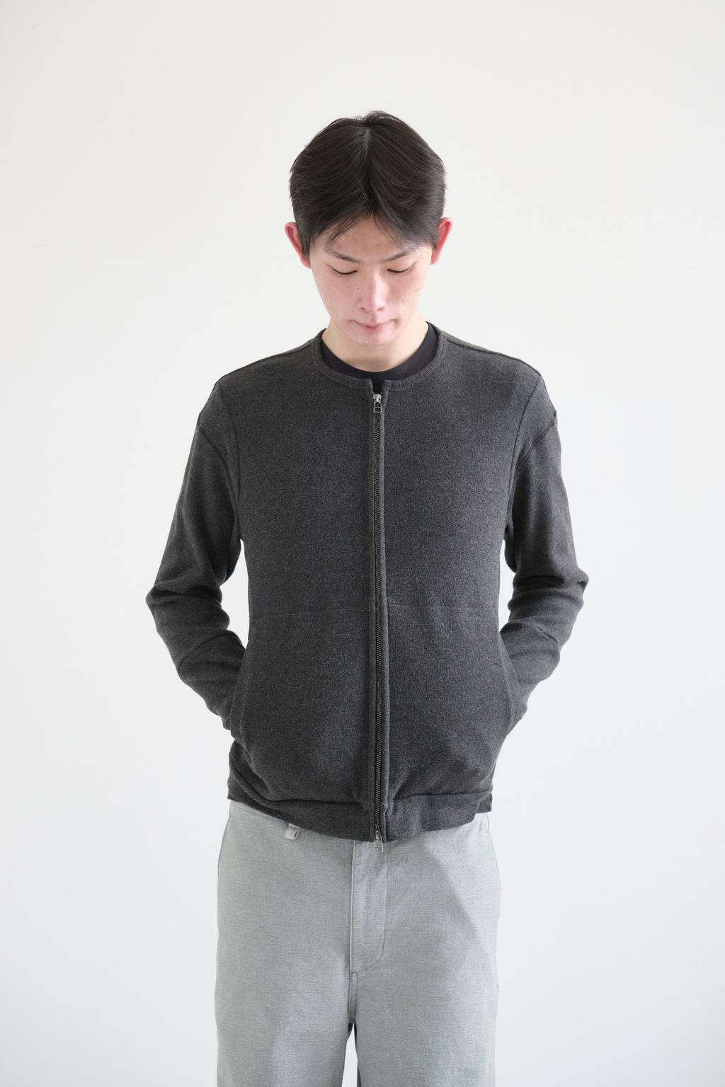 Hatchingroom - Layer Cardigan V2 (Charcoal) product image 6 | TRAB K-Fashion Australia