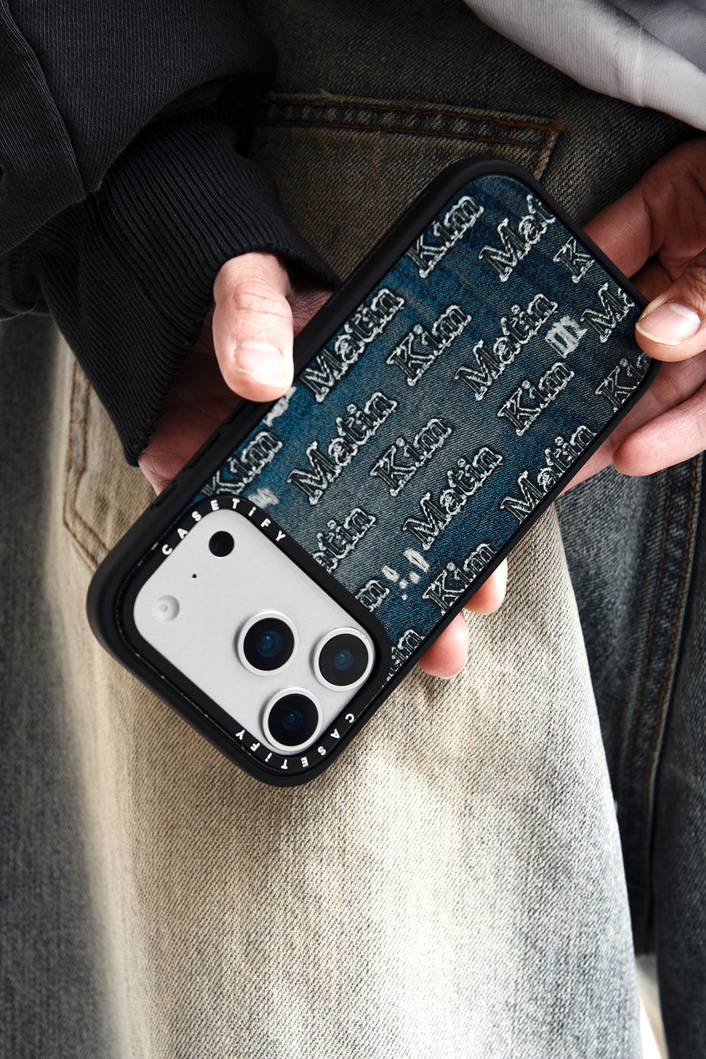 Matin Kim - Matin Kim X Casetify Denim Case (Blue) product image 14 | TRAB K-Fashion Australia