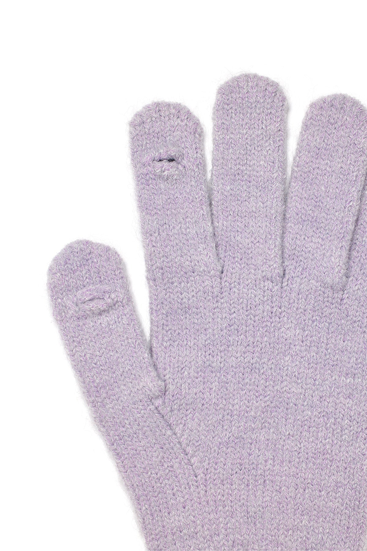 Matin Kim - Two Tone Finger Hole Gloves (Lilac) product image 3 | TRAB K-Fashion Australia
