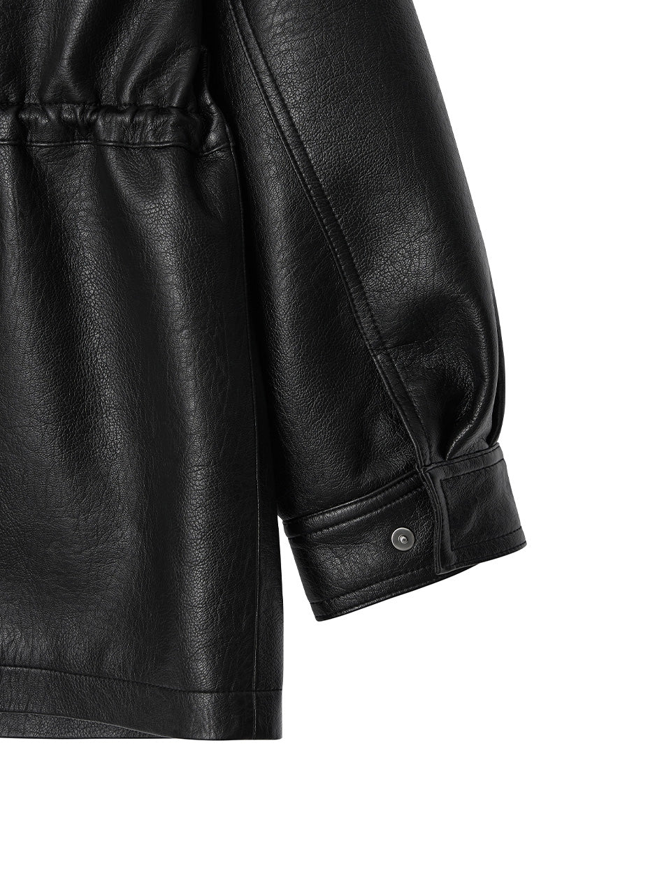 Kijun - Oversized Leather Jacket (Black) product image 12 | TRAB K-Fashion Australia