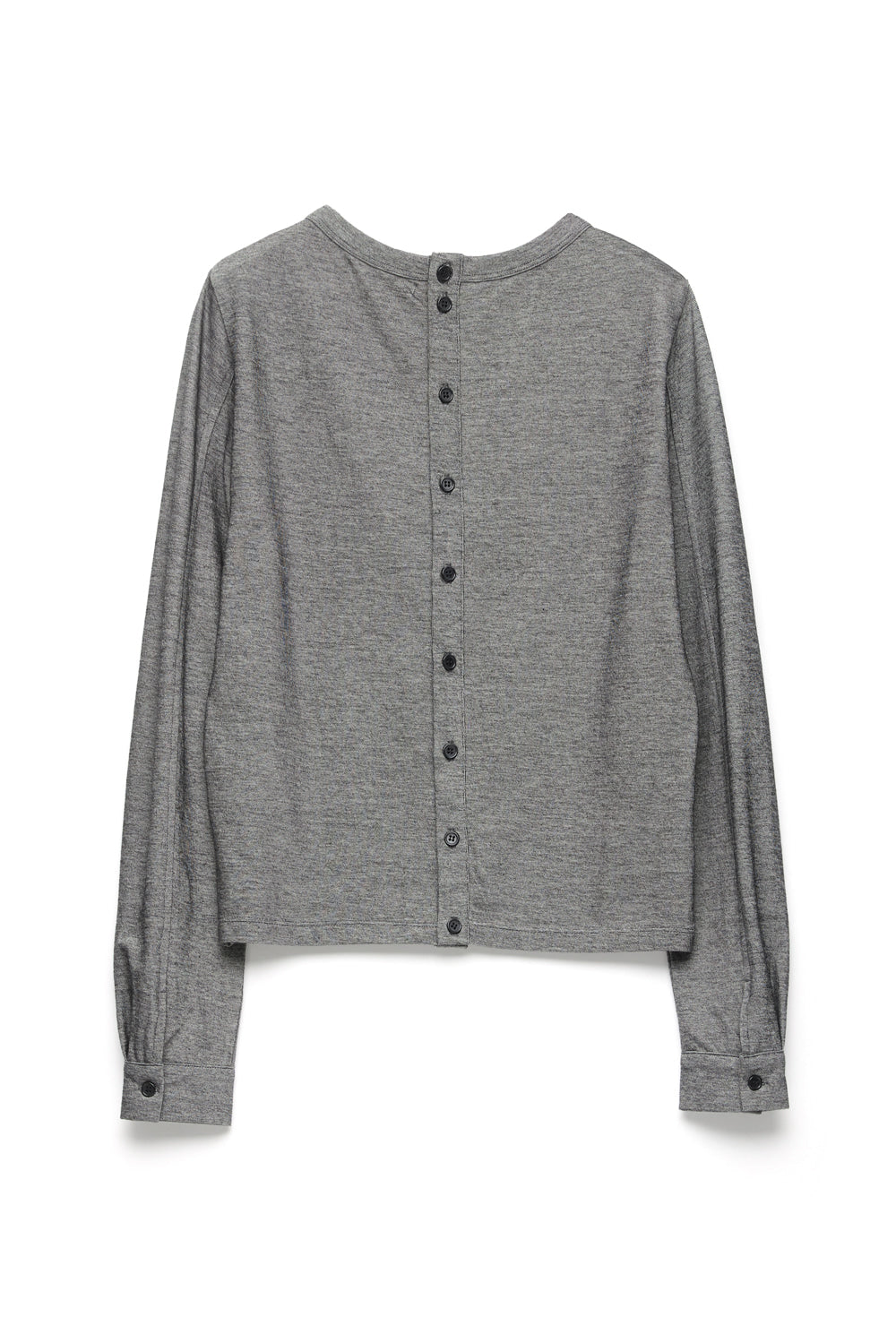Hatchingroom - Triple Henley Neck Tee (Girl) (Grey) product image 2 | TRAB K-Fashion Australia