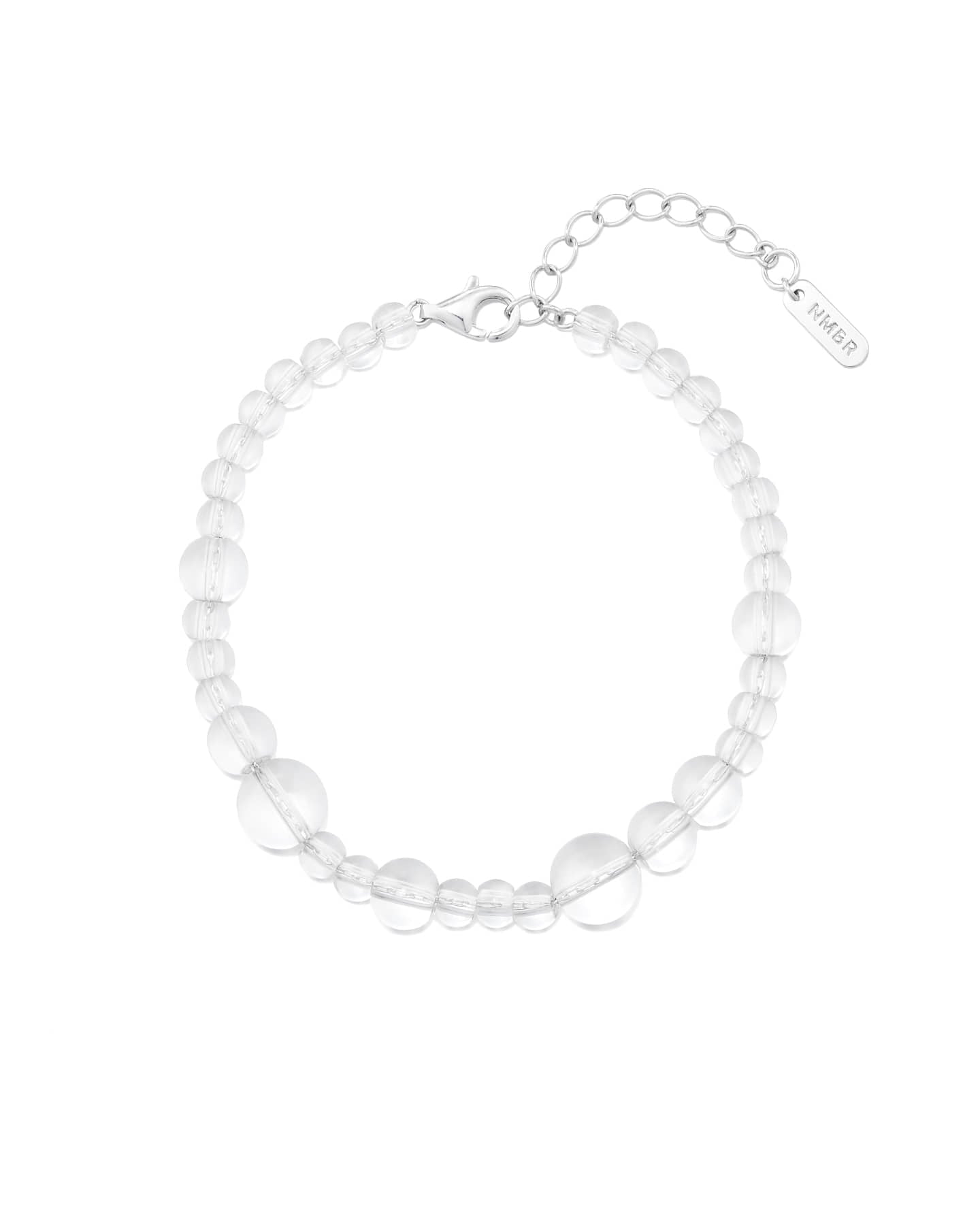 Numbering - Clear Quartz Bubble Bracelet #7907 product image 4 | TRAB K-Fashion Australia