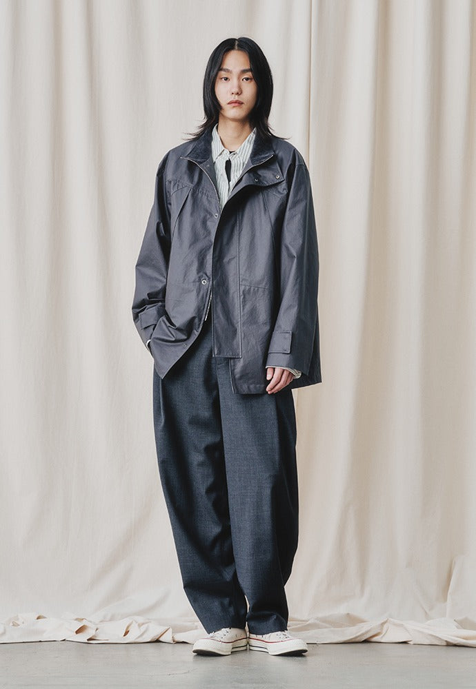 Art if acts - British Waxed Monster Parka (Charcoal) product image 1 | TRAB K-Fashion Australia