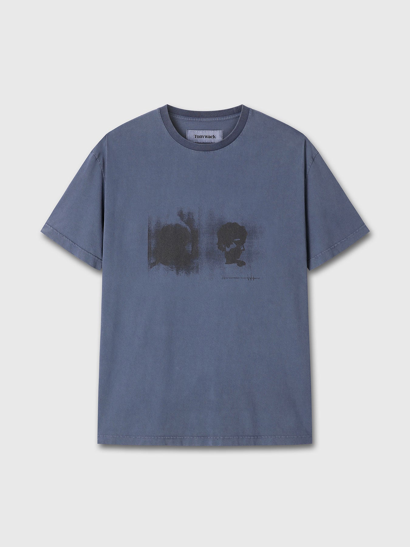 Tonywack - Garment Dyed Profiled T-Shirt (Faded Purple Blue) product image 8 | TRAB K-Fashion Australia