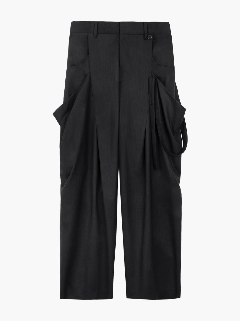 Jiyong Kim - Layered Panel Trousers (Black) product image 7 | TRAB K-Fashion Australia