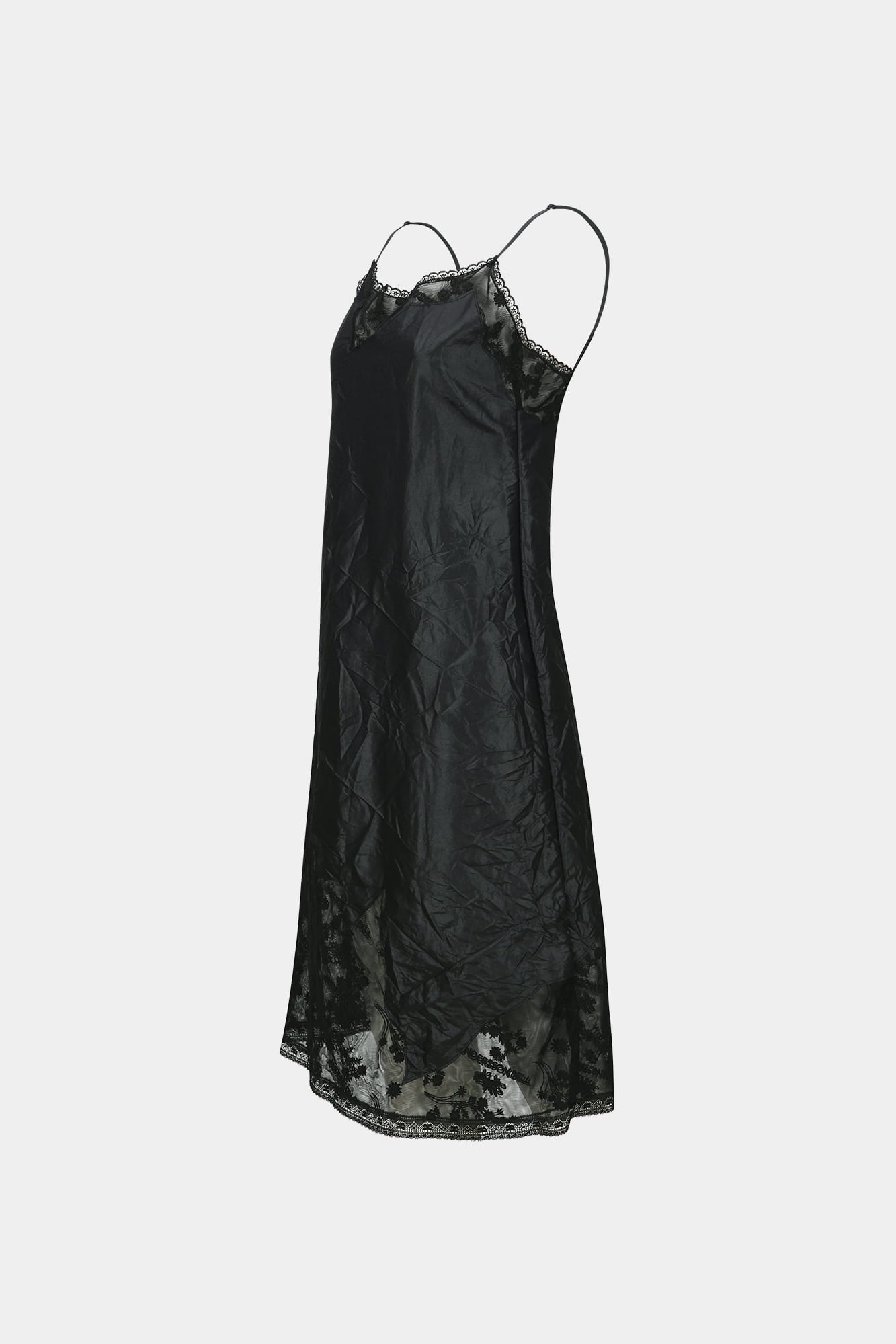 Andersson Bell - Lace Patchwork Slip Dress (Black) product image 9 | TRAB K-Fashion Australia