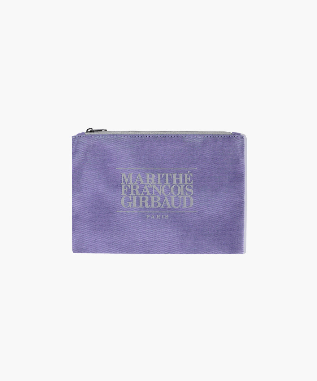 Marithe & Francois Girbaud - Classic Logo Color Cotton Pouch (Light Purple) product image 5 | TRAB K-Fashion Australia