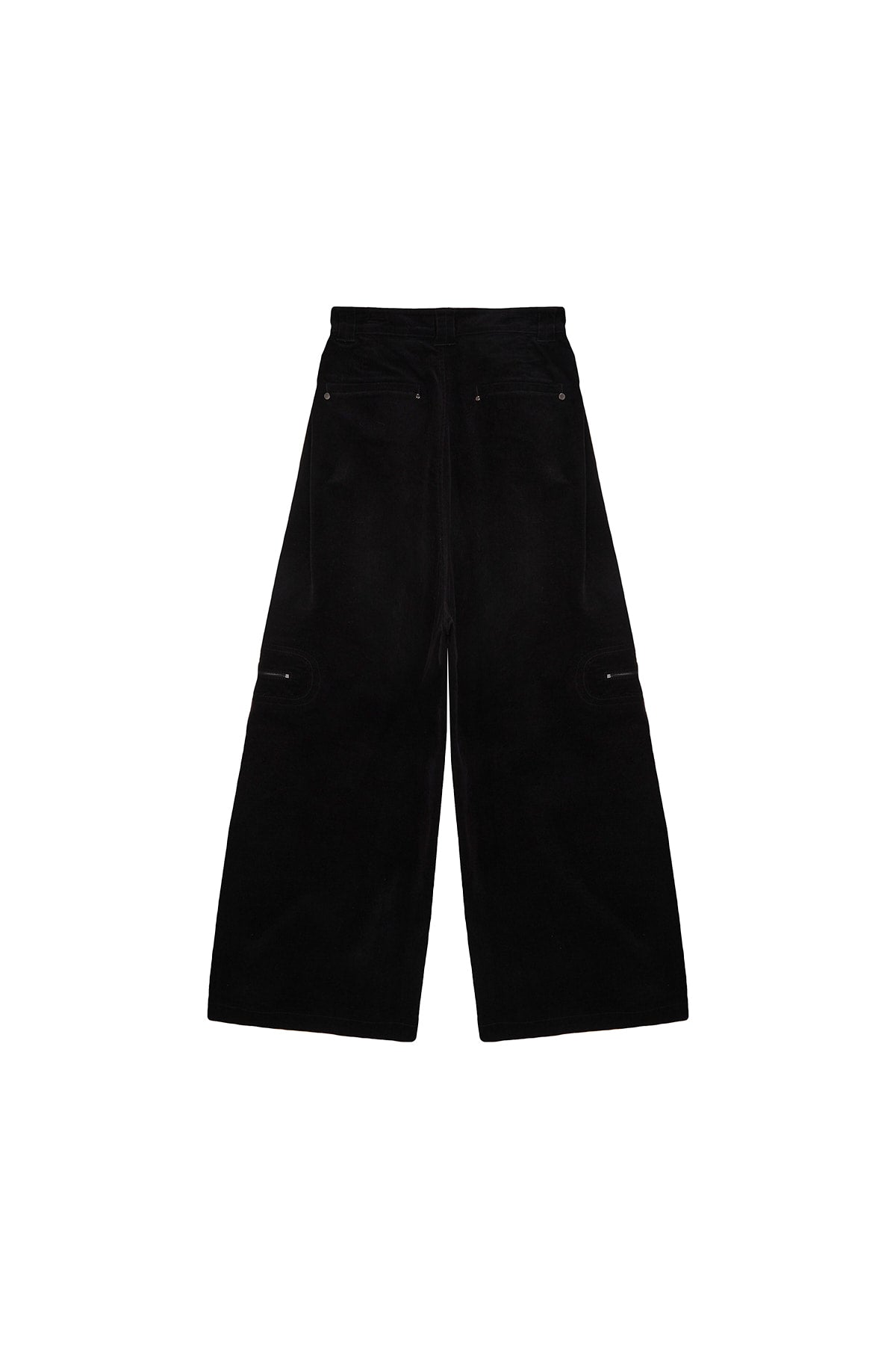 Matin Kim - Corduroy Tuck Point Wide Pants (Black) product image 2 | TRAB K-Fashion Australia