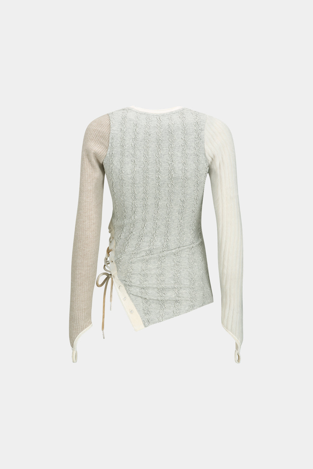 Andersson Bell - Braids Cut-Out Top (Oatmeal) product image 8 | TRAB K-Fashion Australia