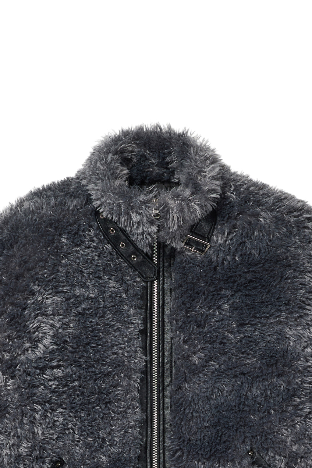 Deinet - Bizzo Point Faux Fur Jumper (Charcoal) product image 15 | TRAB K-Fashion Australia